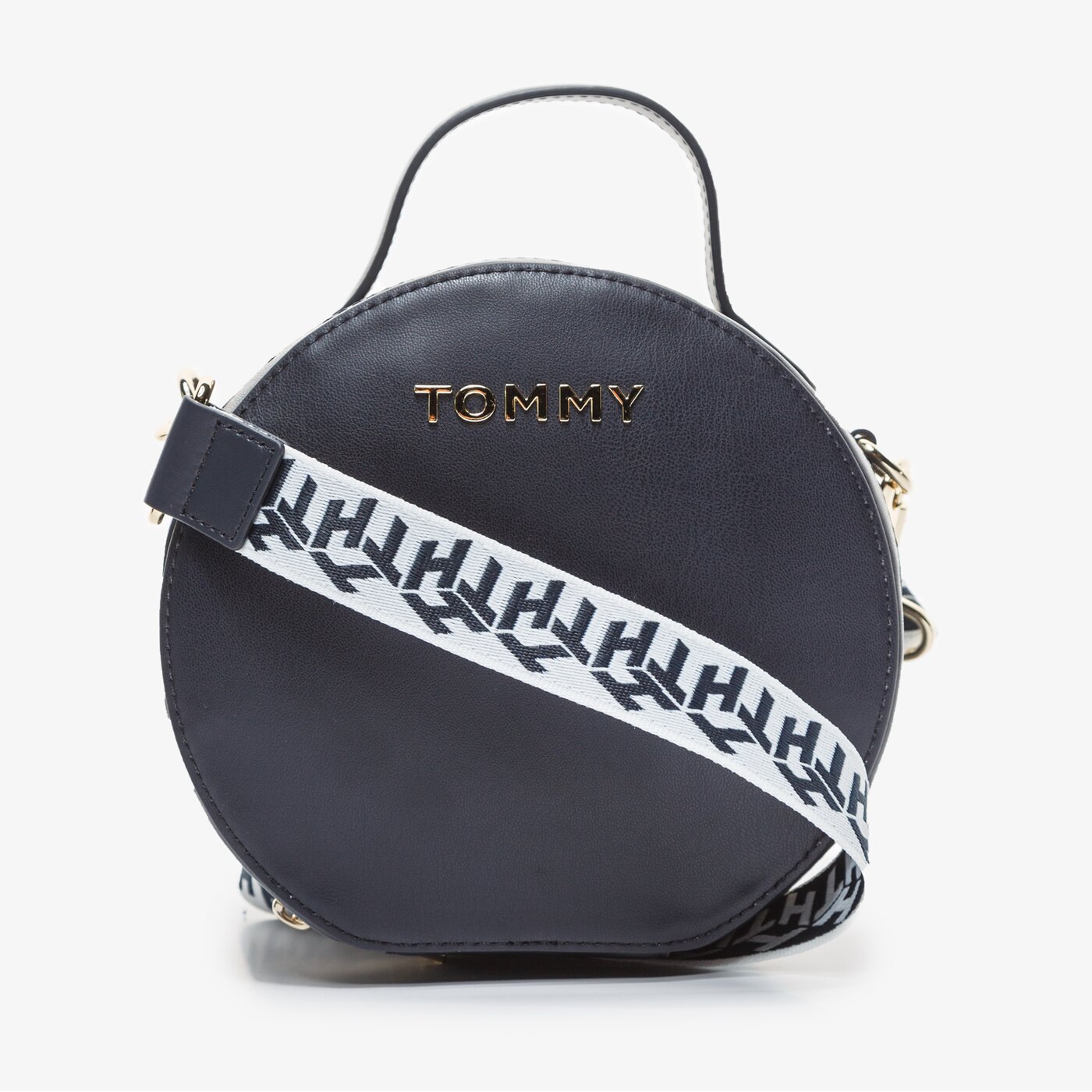 Damska torebka TOMMY HILFIGER TOREBKA ICONIC XOVER aw0aw07949cjm kolor granatowy