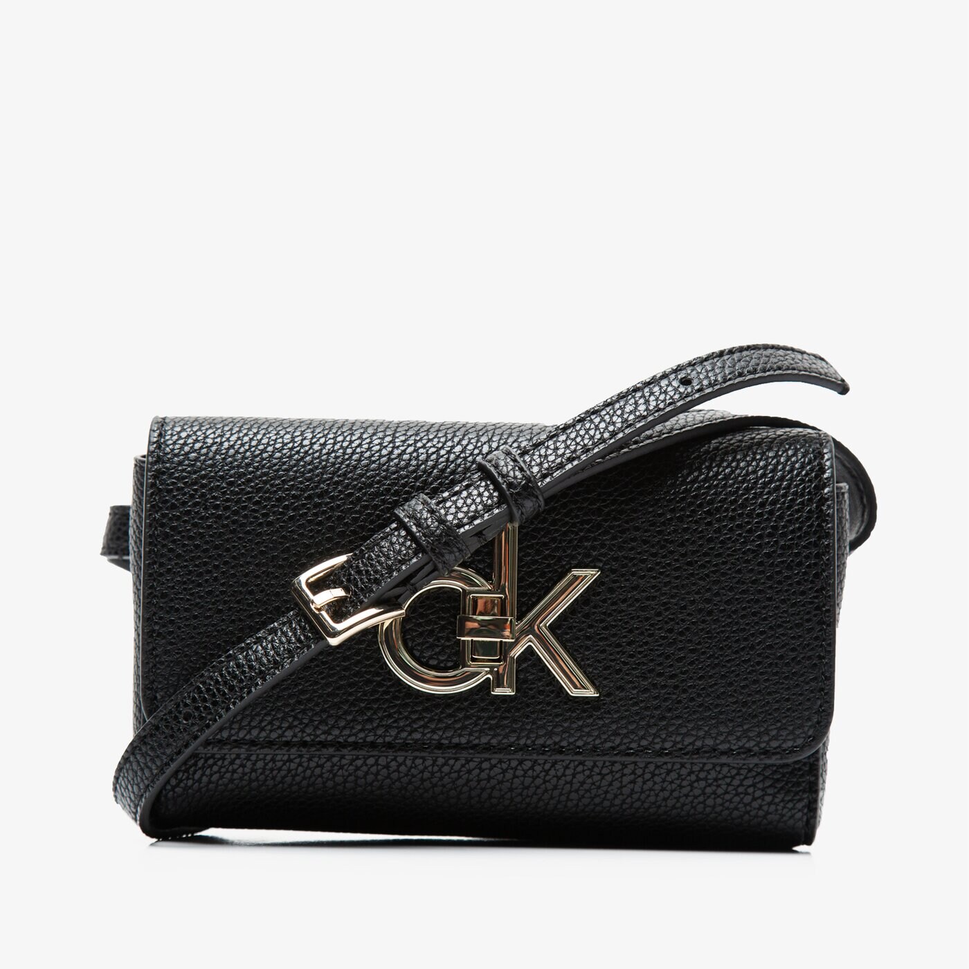 Damska torebka CALVIN KLEIN TOREBKA RE-LOCK WAISTBAG k60k605584bds kolor czarny