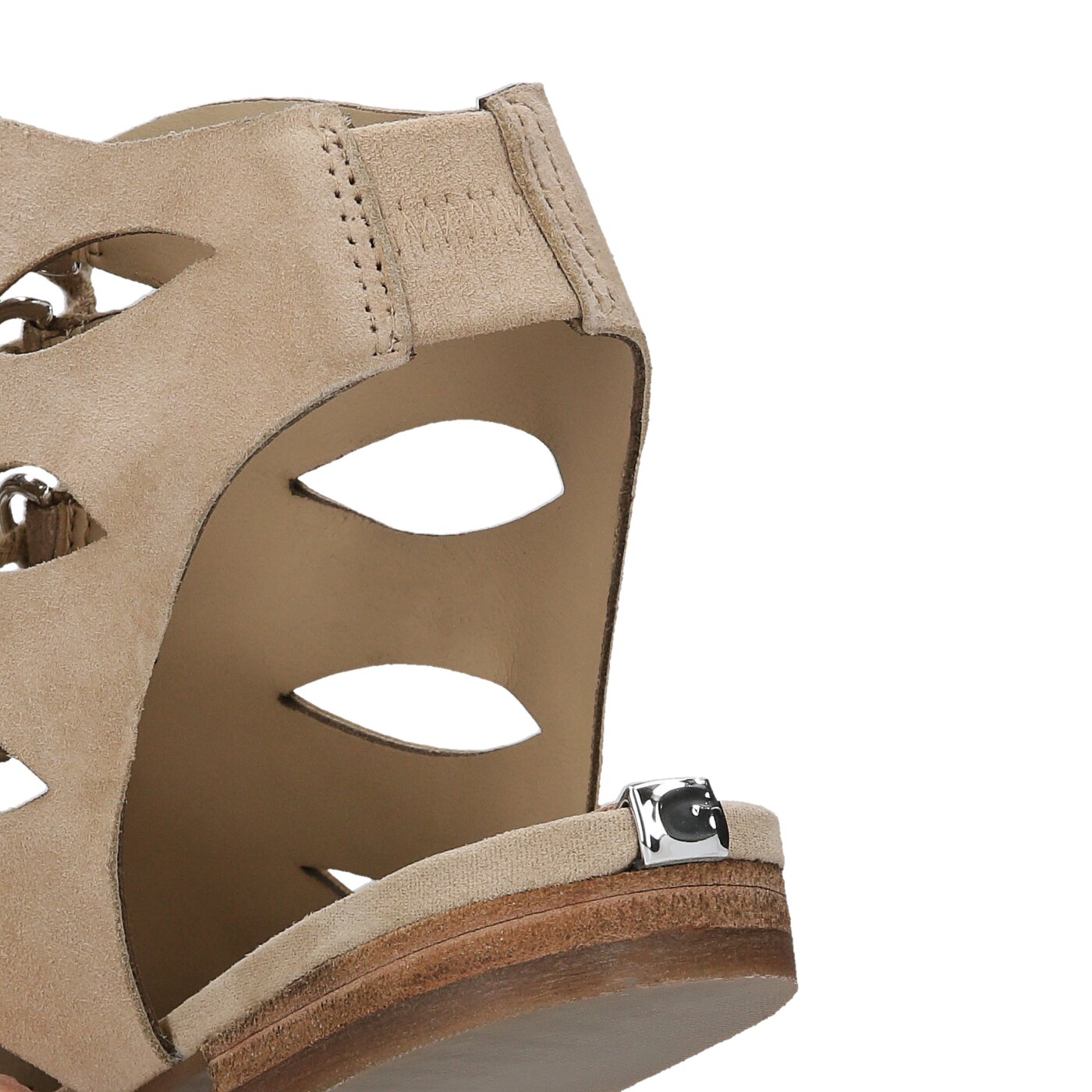 Damskie sandały GUESS ROSELA2 flro21esu03beige kolor beżowy