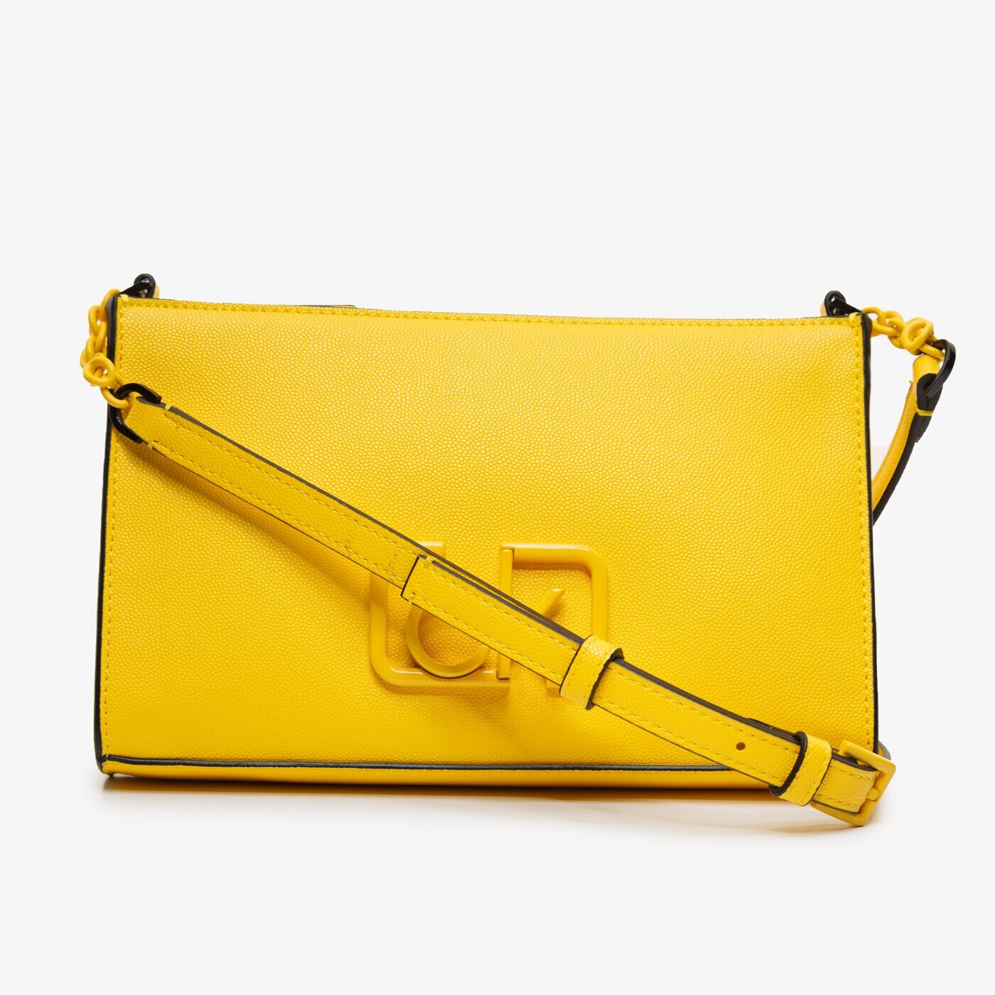 Damska torebka CALVIN KLEIN TOREBKA SIGNATURE EW CROSSBODY k60k606504za2 kolor żółty