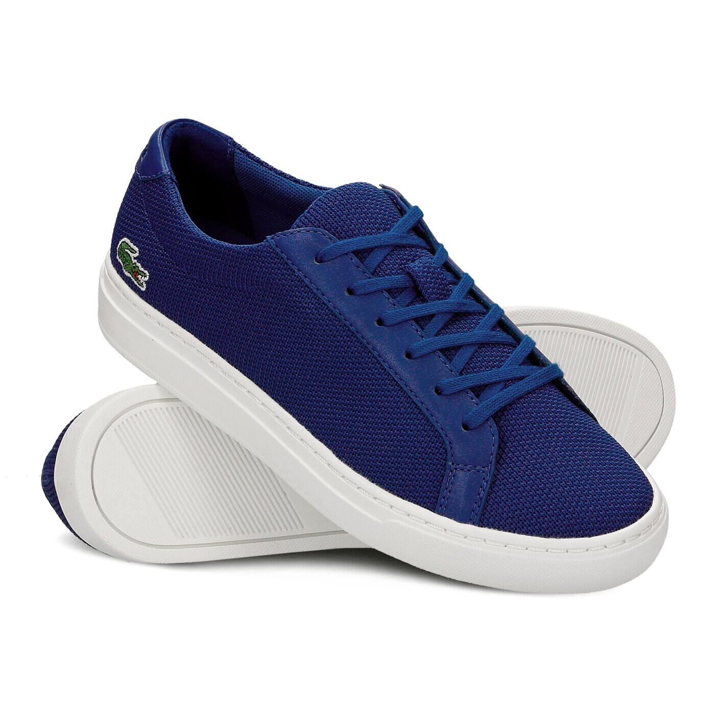 Dziecięce sneakersy (buty) LACOSTE L.12.12 217 1 733caj1014125 kolor niebieski