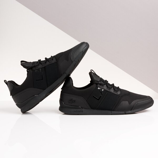 Męskie sneakersy (buty) LACOSTE MENERVA ELITE 319 1 US CMA 738cma002302h kolor czarny