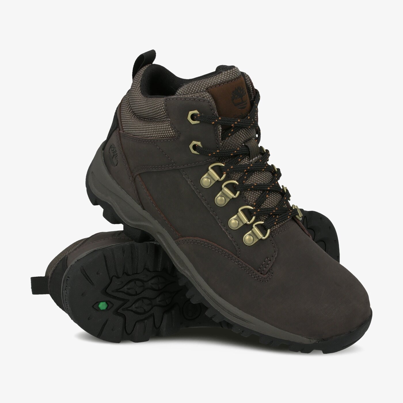 Dziecięce buty outdoor / trekkingowe TIMBERLAND KEELE RIDGE LEATHER HIKER tb0a26vh2421 kolor brązowy