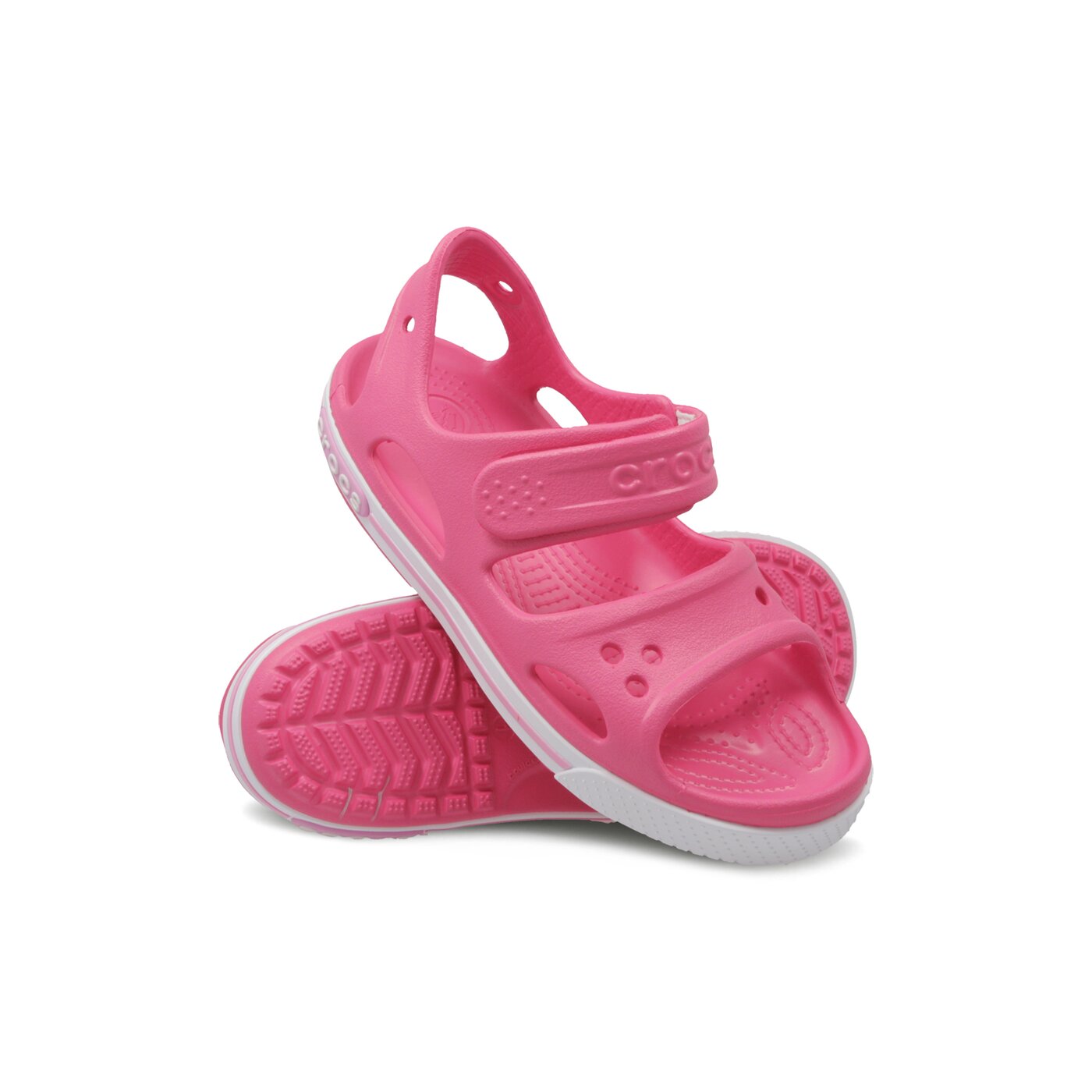 Dziecięce sandały / klapki CROCS CROCBAND II SANDAL PS 1485466ii kolor różowy
