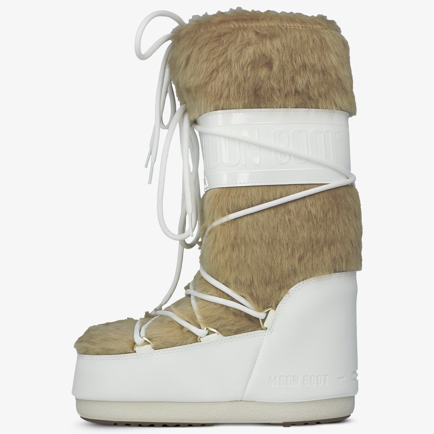 Damskie śniegowce MOON BOOT CLASSIC FAUX FUR  14089000002 kolor biały