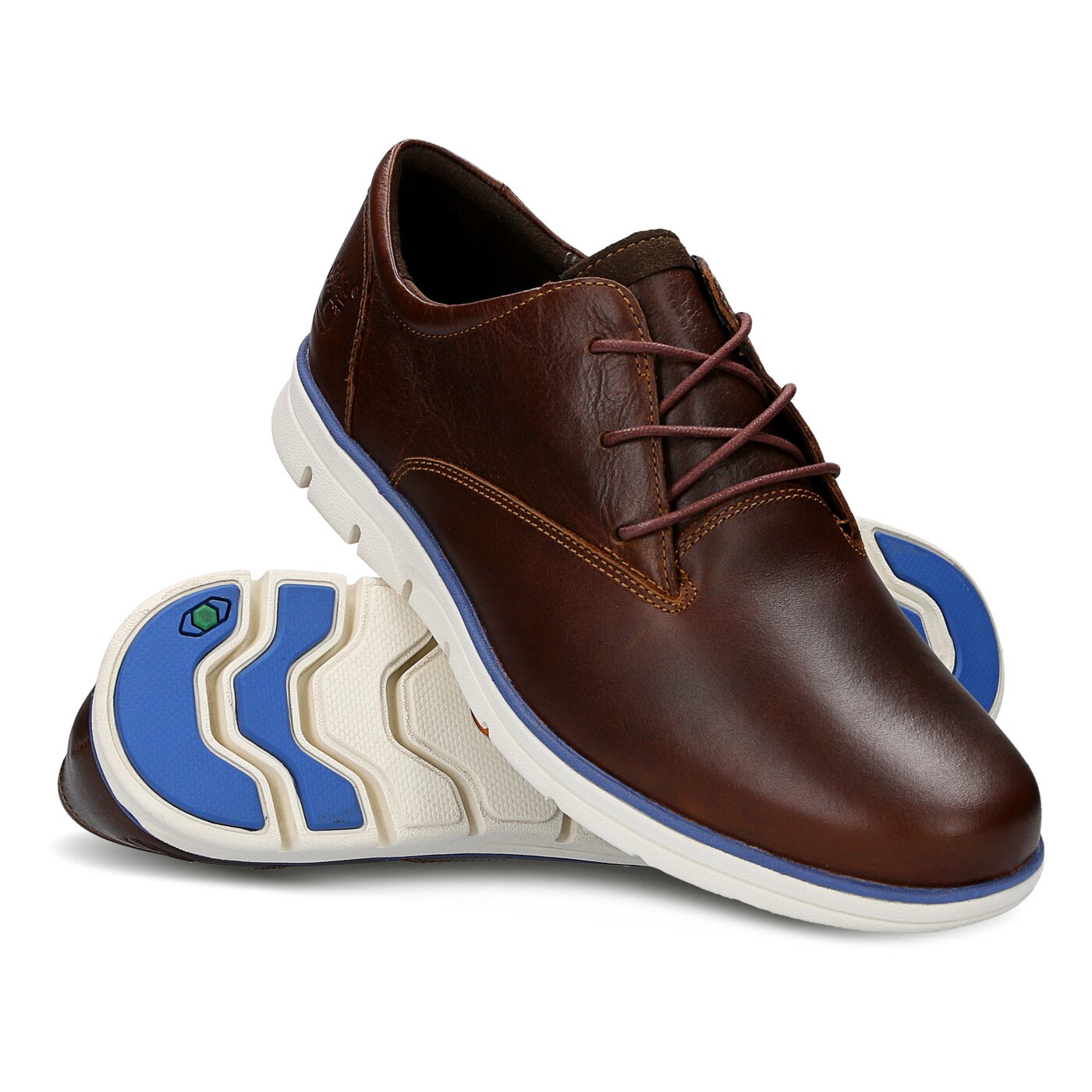 Męskie buty za kostkę TIMBERLAND BRADSTREET PT OXFORD OXFORD a111k kolor brązowy