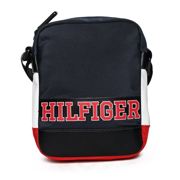 TOMMY HILFIGER TORBA VARSITY NYLON MINI REPORTER am0am04625901 kolor granatowy