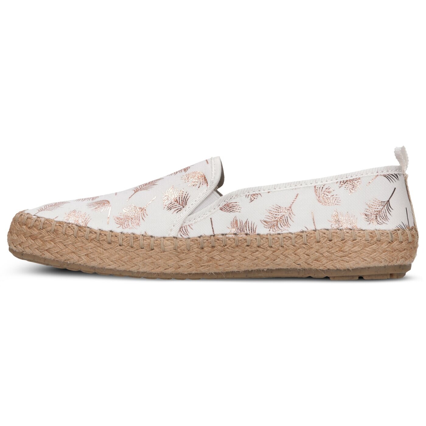 Damskie espadryle EMU GUM w11385whitefoilprint kolor biały