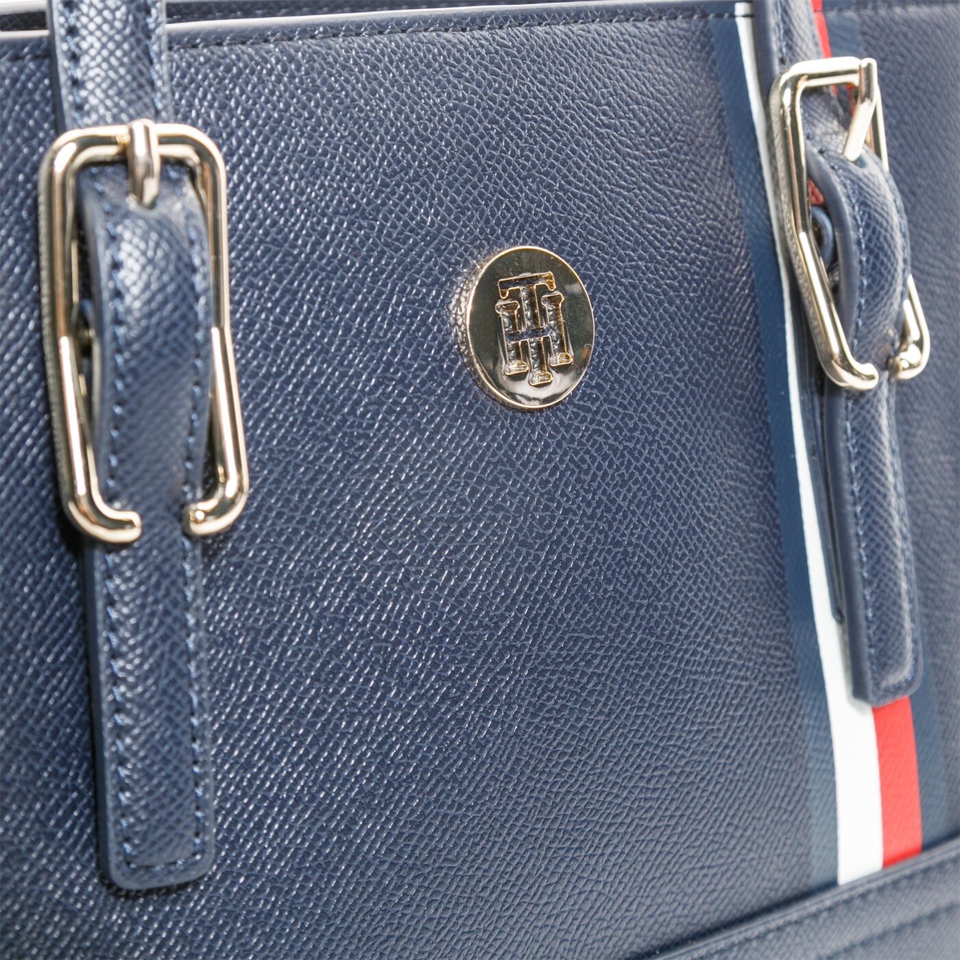 Damska torebka TOMMY HILFIGER TOREBKA HONEY SMALL TOTE aw0aw07932cjm kolor czarny