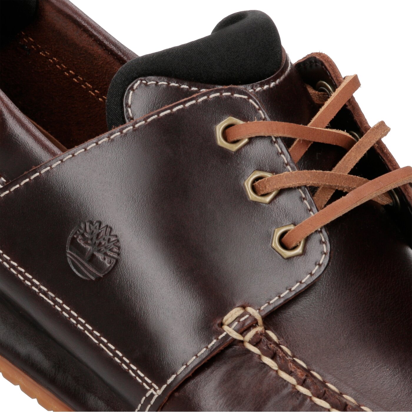 Męskie mokasyny TIMBERLAND HEGER'S BAY 3 EYE BOAT tb0a24352141 kolor brązowy