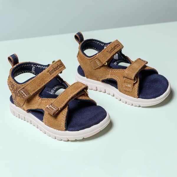Dziecięce sandały / klapki TIMBERLAND PIERMONT H&L SANDAL a1lm8 kolor żółty