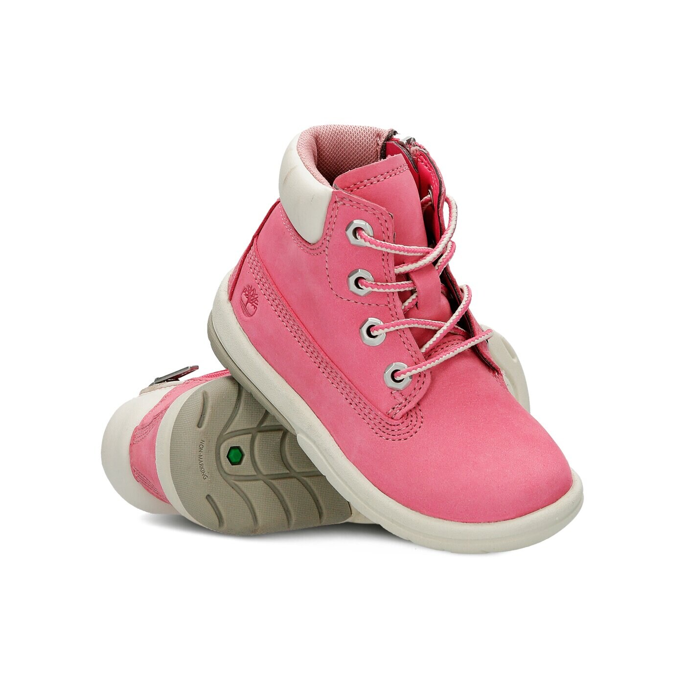 Dziecięce buty za kostkę TIMBERLAND NEW TODDLE TRACKS 6 BOOT a1mh4 kolor różowy