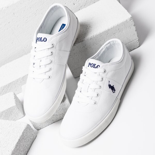 Męskie trampki POLO RL HALFORD NE SNEAKERS VULC  816665566006 kolor biały