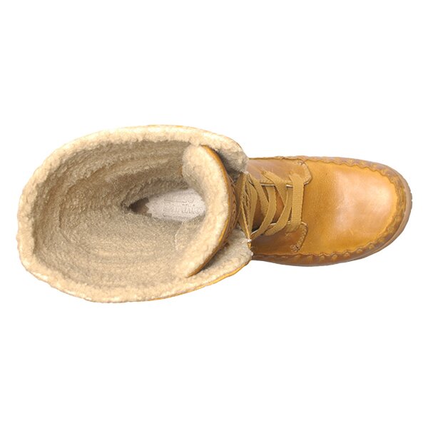Damskie buty outdoor (trekkingowe) TIMBERLAND EK MOUNT HOLLY ALL LTHR TALL LACE BOOT 18645 kolor żółty