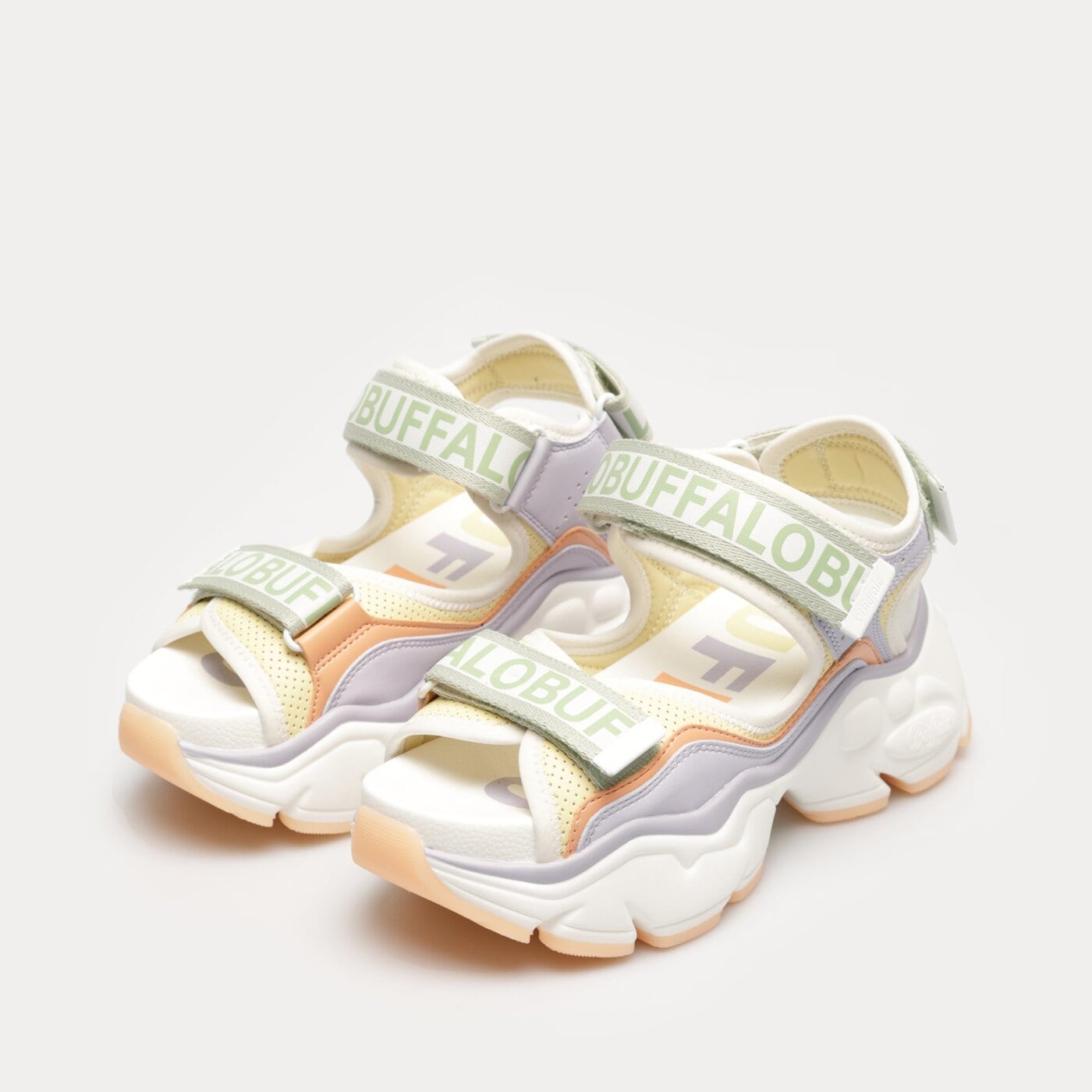 Damskie sandały BUFFALO BINARY 0 1602115 kolor niebieski