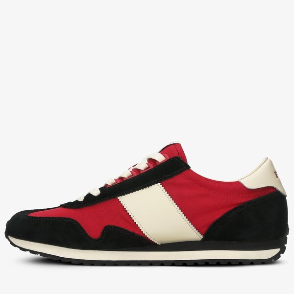 Męskie sneakersy (buty) POLO RL HANFORD LETAHER TRAIN 90 PP 809793816002 kolor czerwony