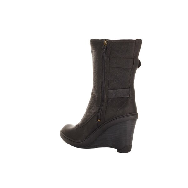 Damskie kozaki TIMBERLAND STRATHAM HEIGHTS WEDGE MID BOOT 3622r kolor czarny
