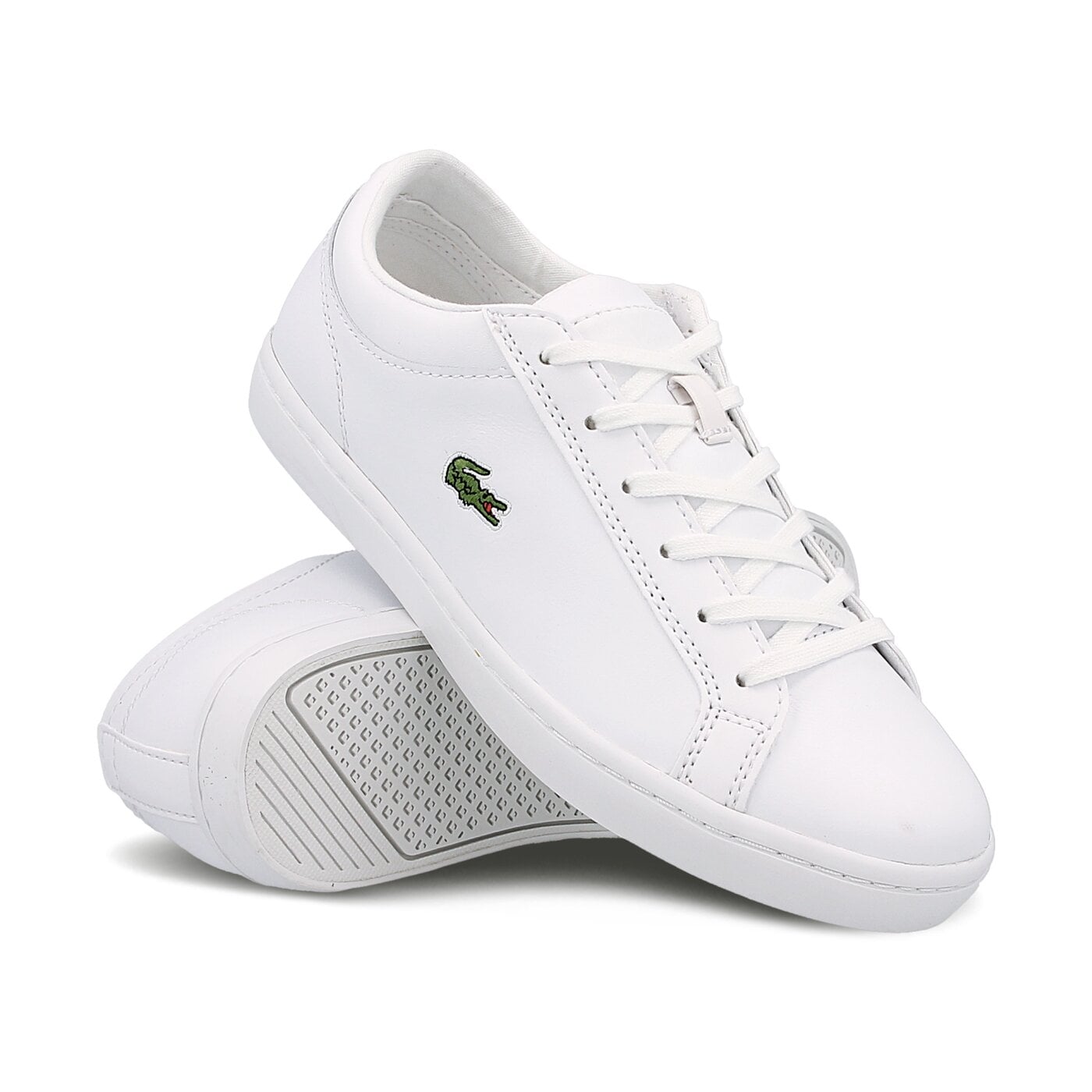 Damskie sneakersy (buty) LACOSTE STRAIGHTSET BL 1 732spw0133001 kolor biały