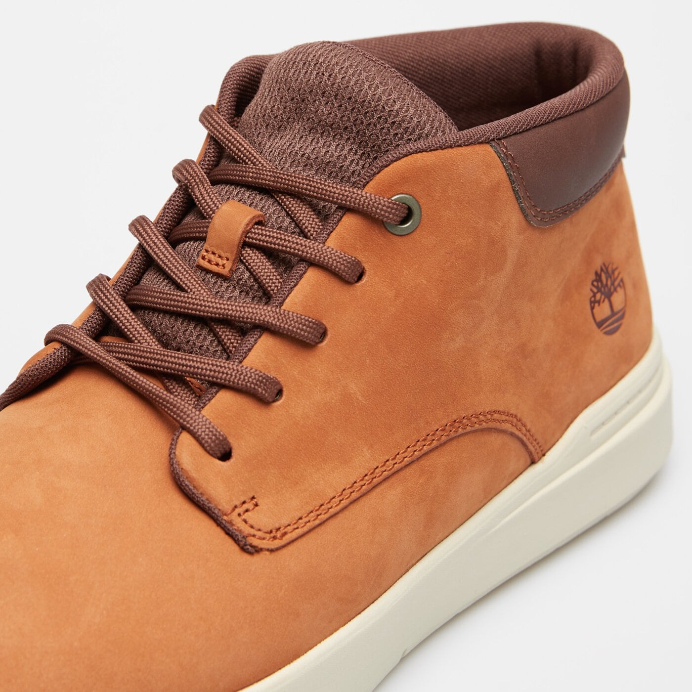 Męskie sneakersy (buty) TIMBERLAND SENECA BAY MID LACE SNEAKER tb0a69m1em51 kolor brązowy