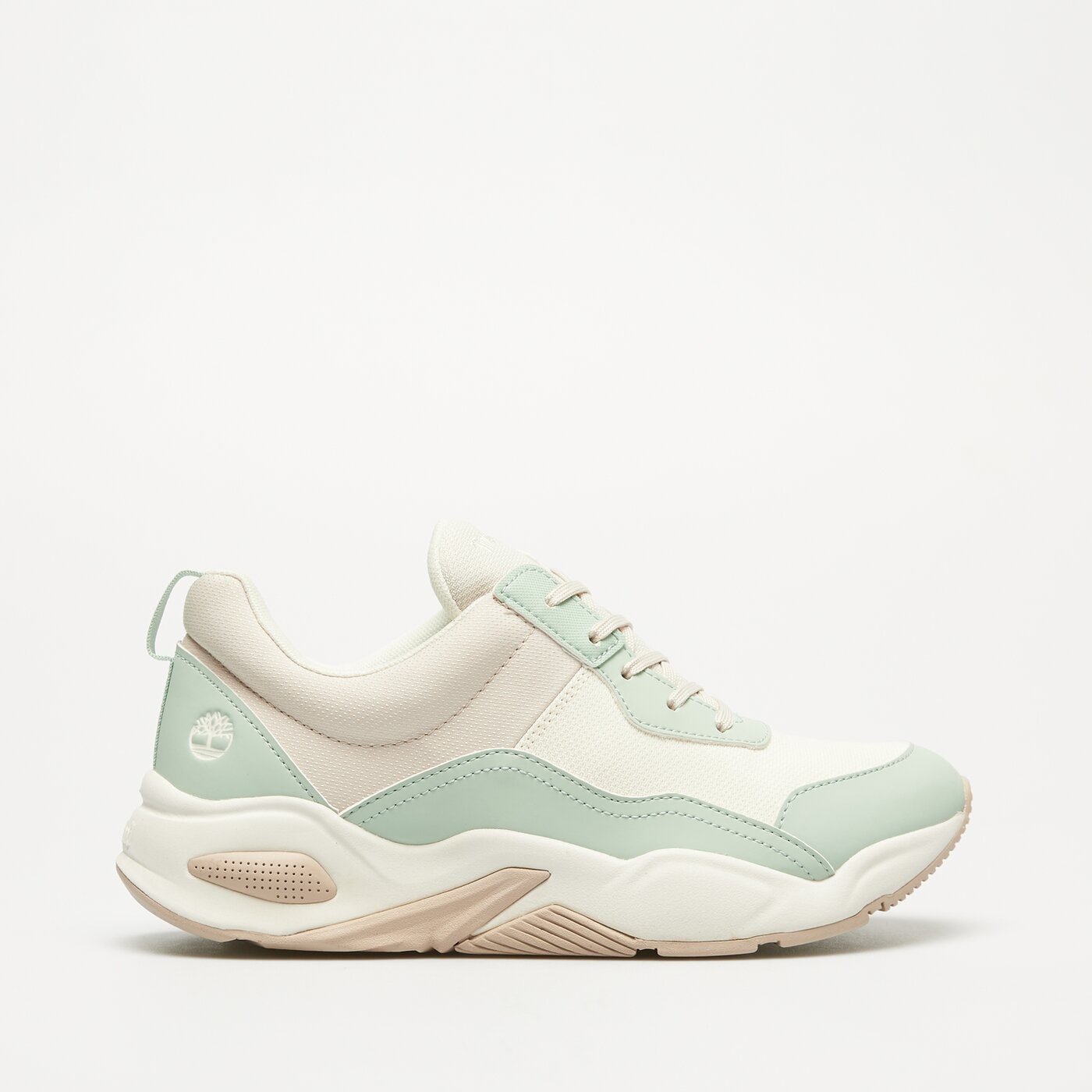 Damskie sneakersy (buty) TIMBERLAND DELPHIVILLE LOW LACE UP SNEAKER tb0a4218ex01 kolor zielony