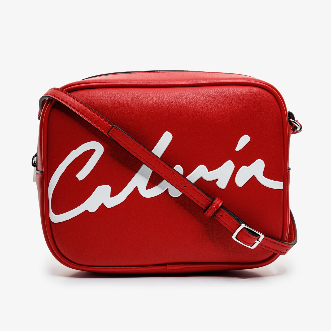 Damska torebka CALVIN KLEIN TOREBKA SCULPTED LARGE CAMERA BAG k60k606573xa9 kolor czerwony
