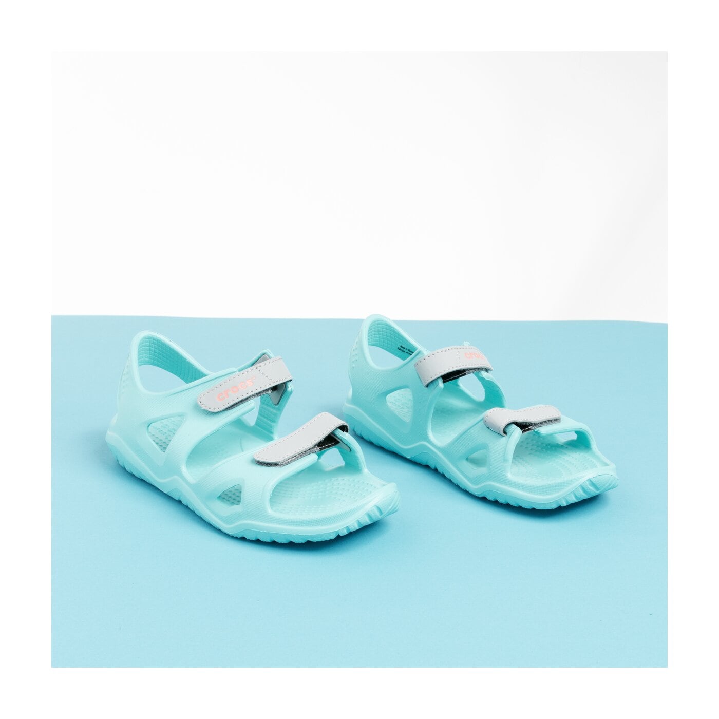 Dziecięce sandały / klapki CROCS SWIFTWATER RIVER SANDAL K 20498840mk kolor niebieski