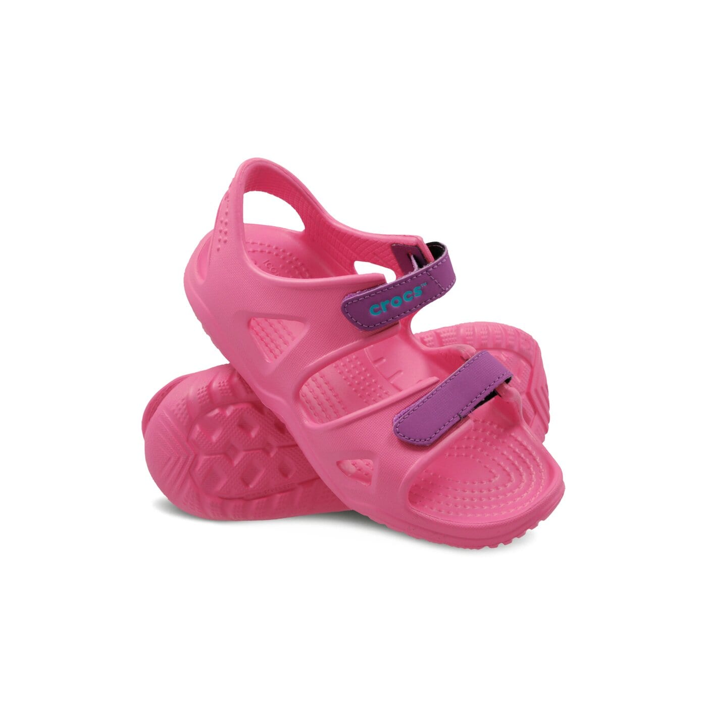 Dziecięce sandały / klapki CROCS SWIFTWATER RIVER SANDAL K 20498860oi kolor różowy