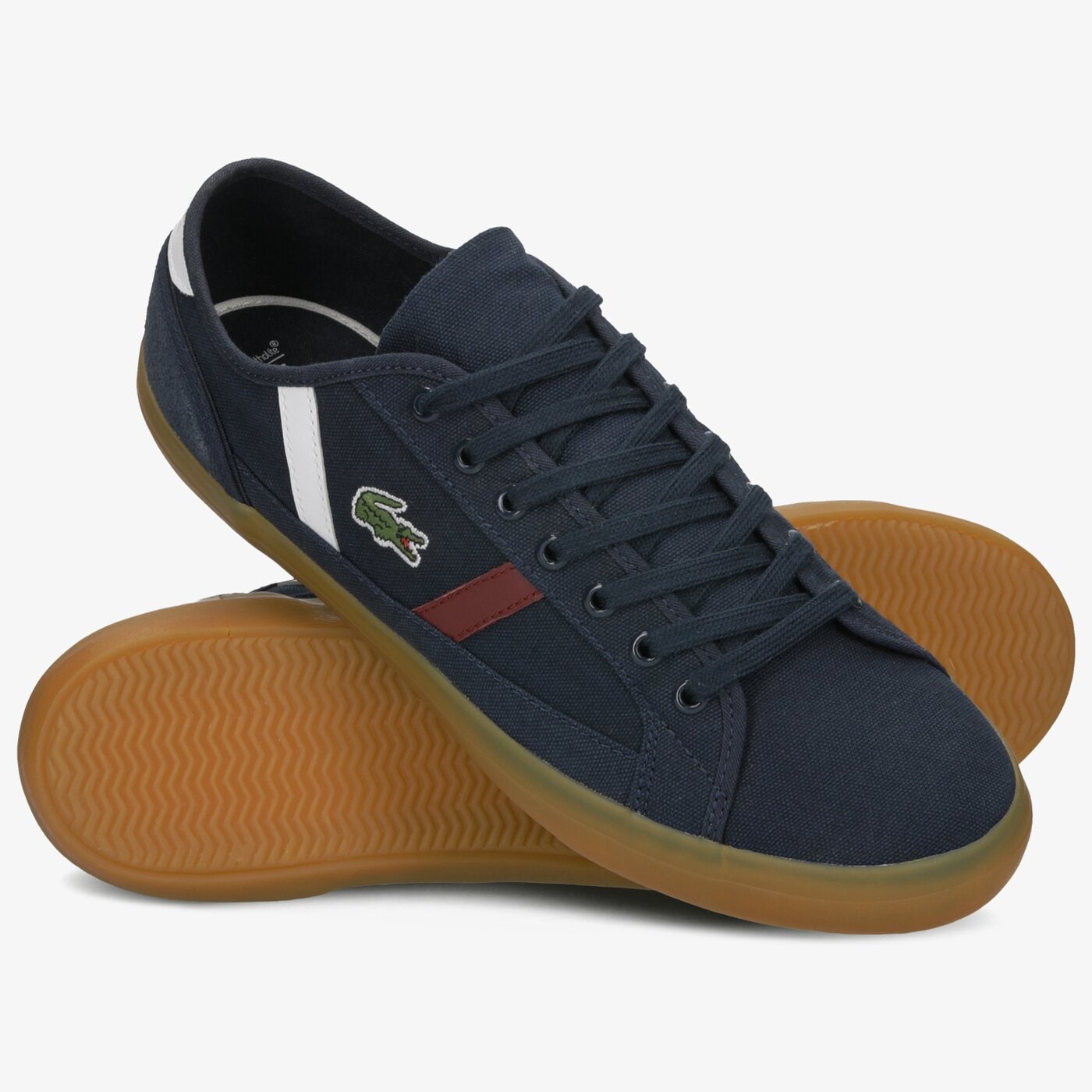 Męskie trampki LACOSTE SIDELINE 319 1 CMA 738cma0055nwr kolor granatowy