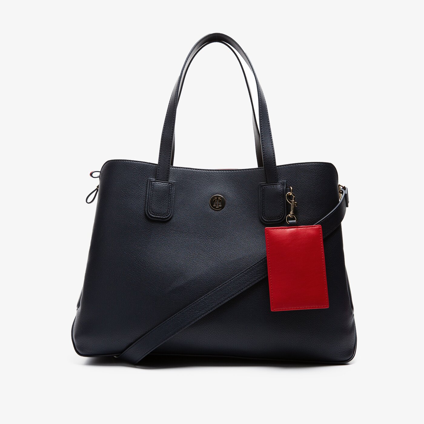 Damska nerka / saszetka TOMMY HILFIGER TOREBKA CHARMING TOMMY WORK BAG aw0aw07312cjm kolor granatowy