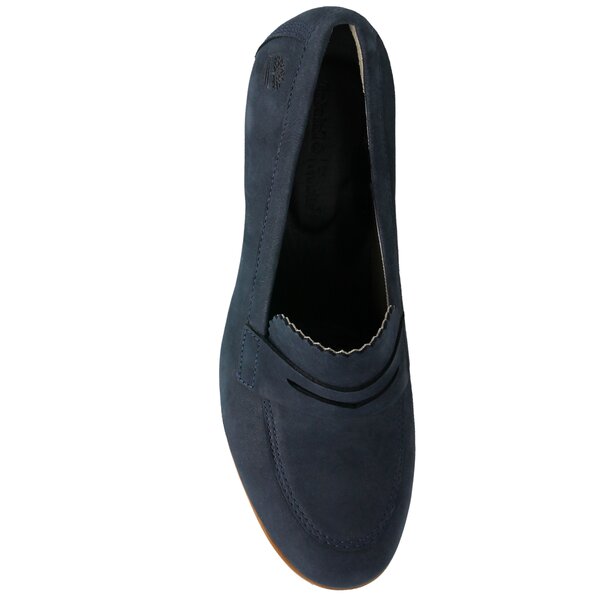 Damskie szpilki / czółenka TIMBERLAND LESLIE ANNE MOCASSIN PUMP a1pj3 kolor granatowy