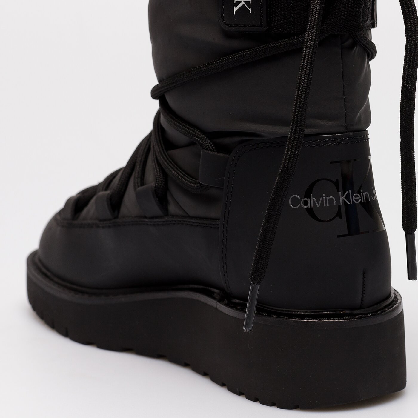 Damskie śniegowce CALVIN KLEIN PLUS SNOW BOOT yw0yw00731bds kolor czarny