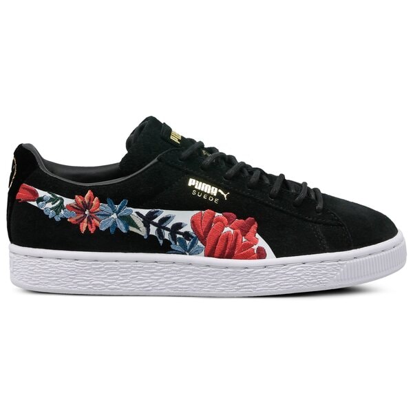 Damskie sneakersy (buty) PUMA SUEDE CLASSIC EMBROIDED WN'S 36612401 kolor czarny