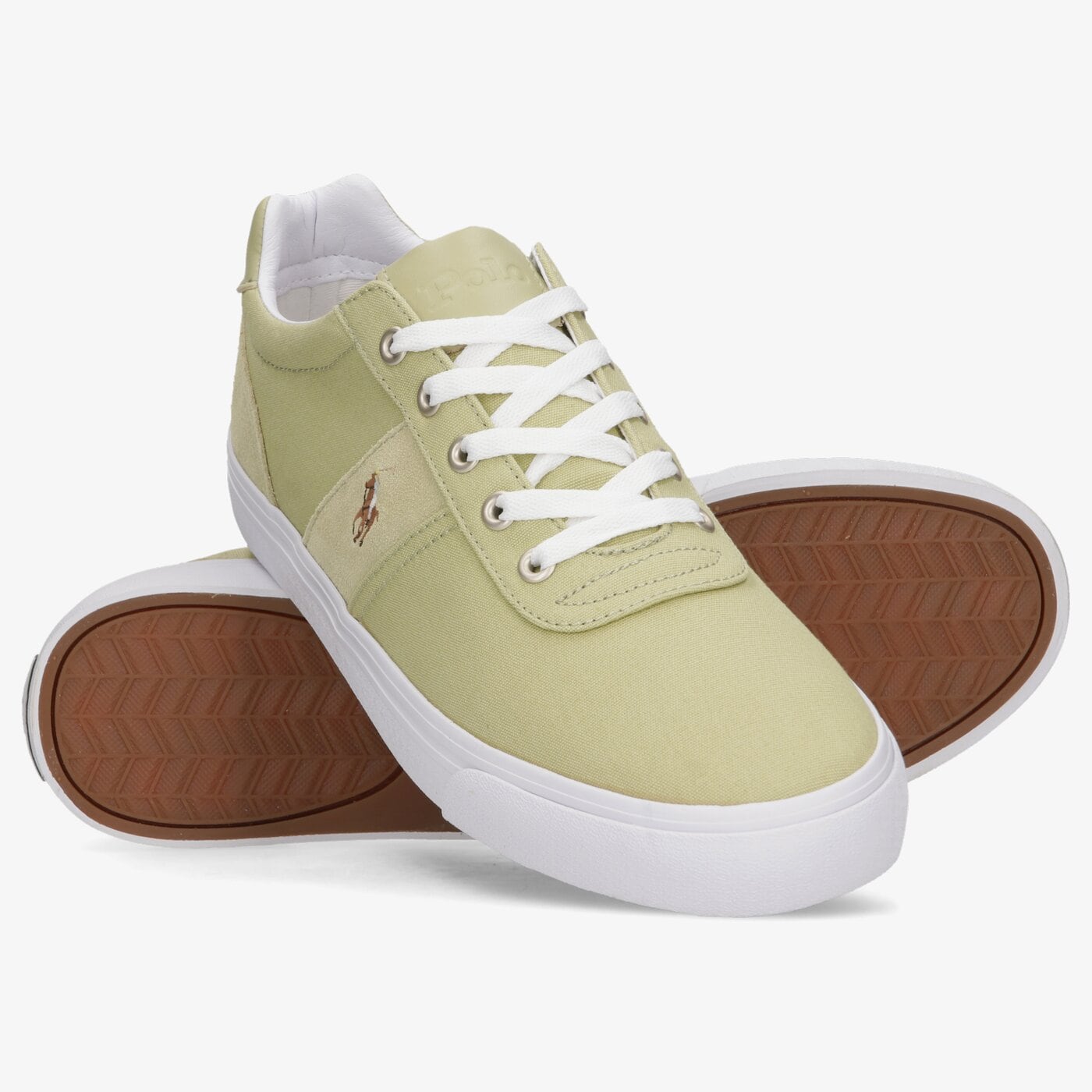 Męskie trampki POLO RL HANFORD SNEAKERS LOW TOP LACE  816862548004 kolor khaki