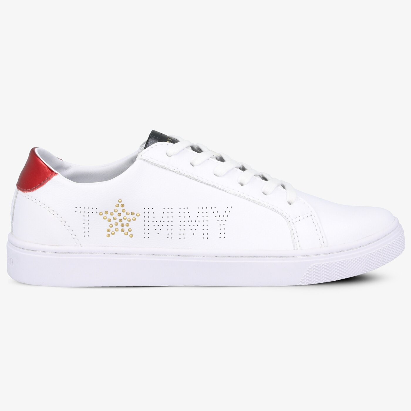 Damskie trampki TOMMY HILFIGER TOMMY STAR METALLIC SNEAKER fw0fw02349020 kolor biały