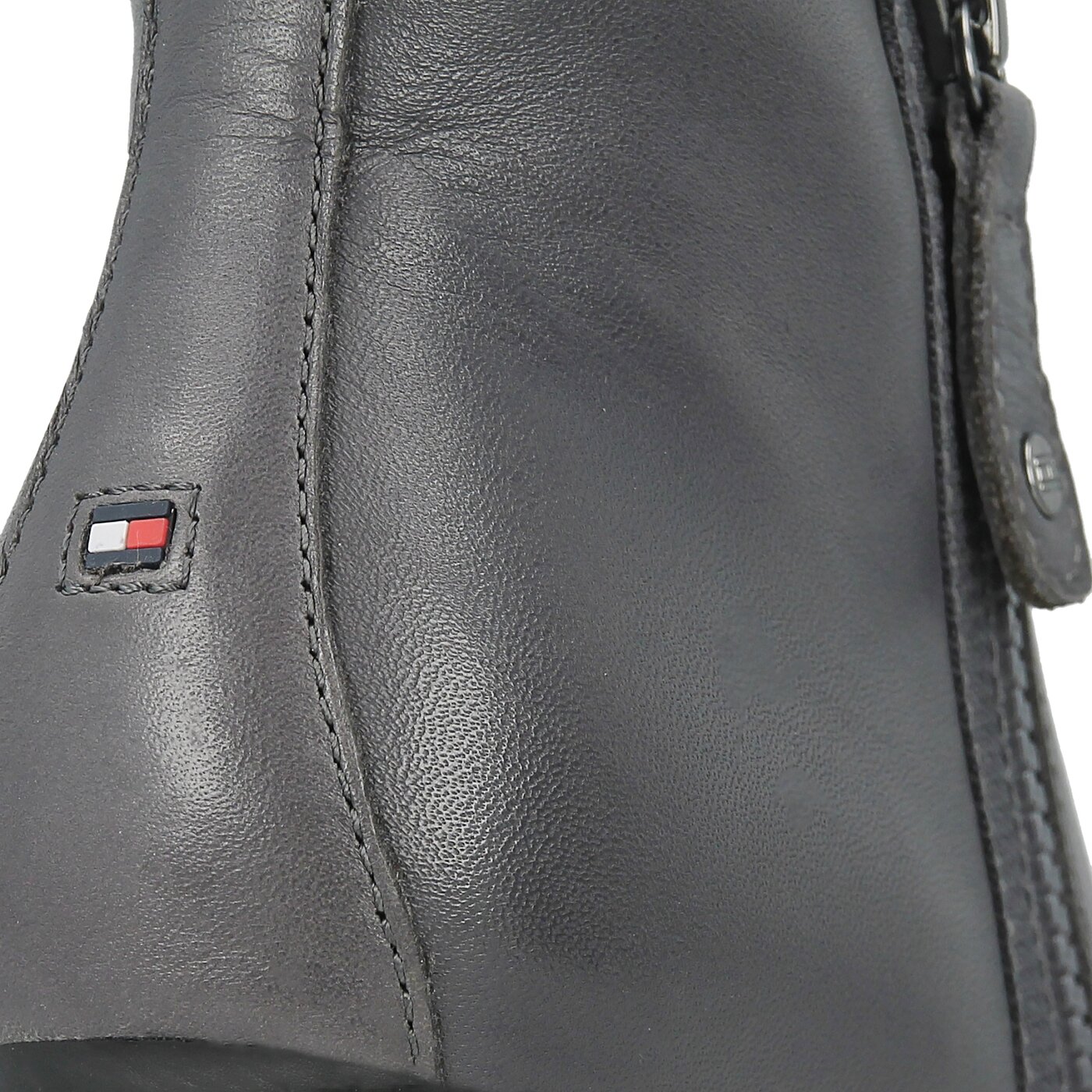 Damskie botki / sztyblety TOMMY HILFIGER ISABELLA 16A fw0fw01845008 kolor szary