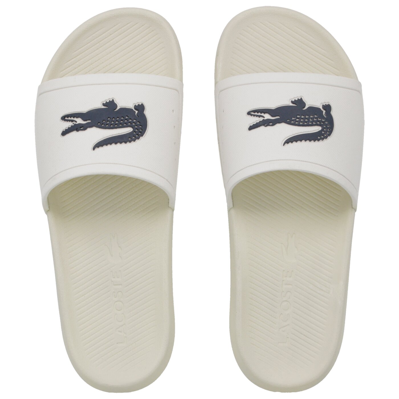 Męskie klapki LACOSTE CROCO SLIDE 219 1 CMA 737cma0022wn1 kolor biały