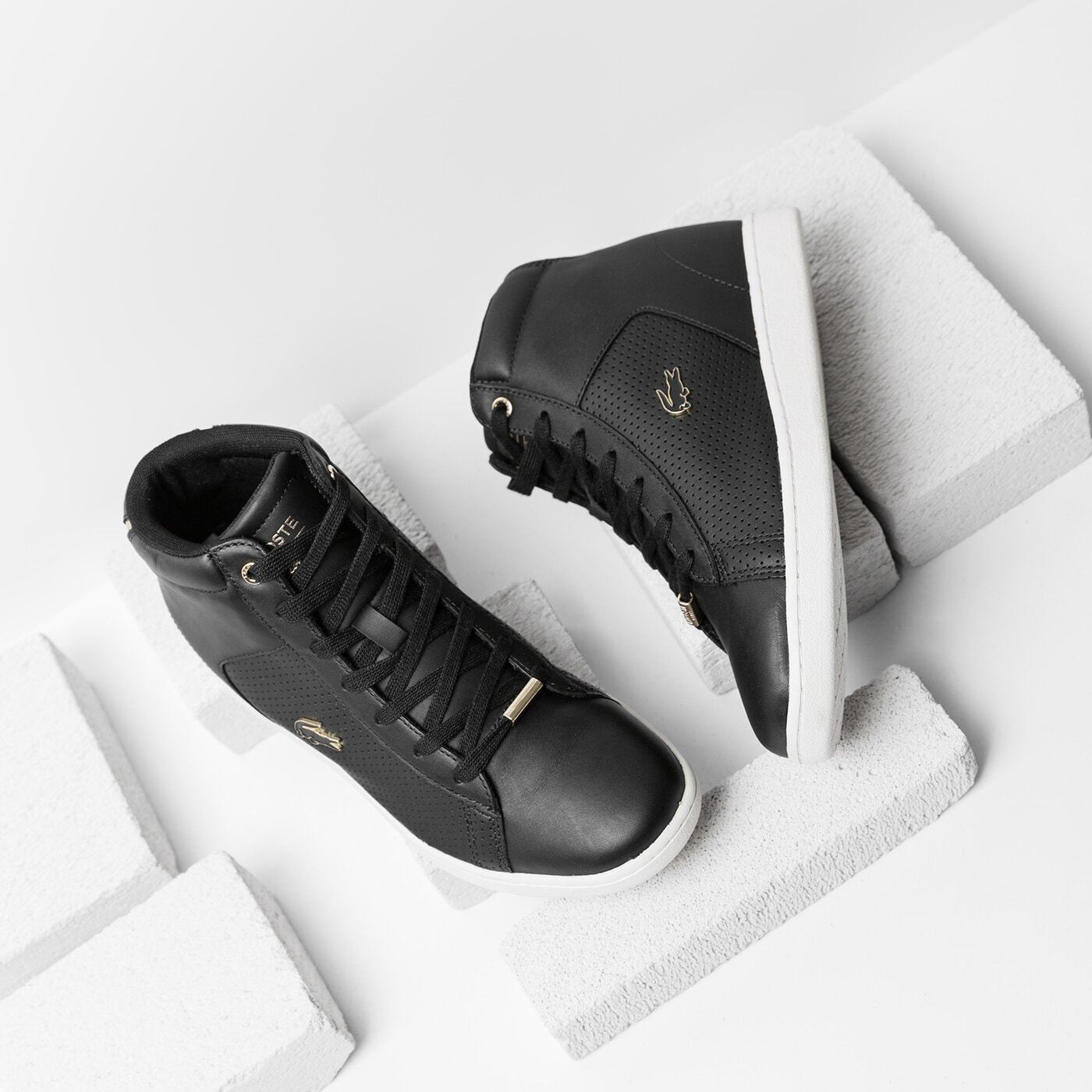 LACOSTE CARNABY EVO WEDGE 3174 CZARNY 