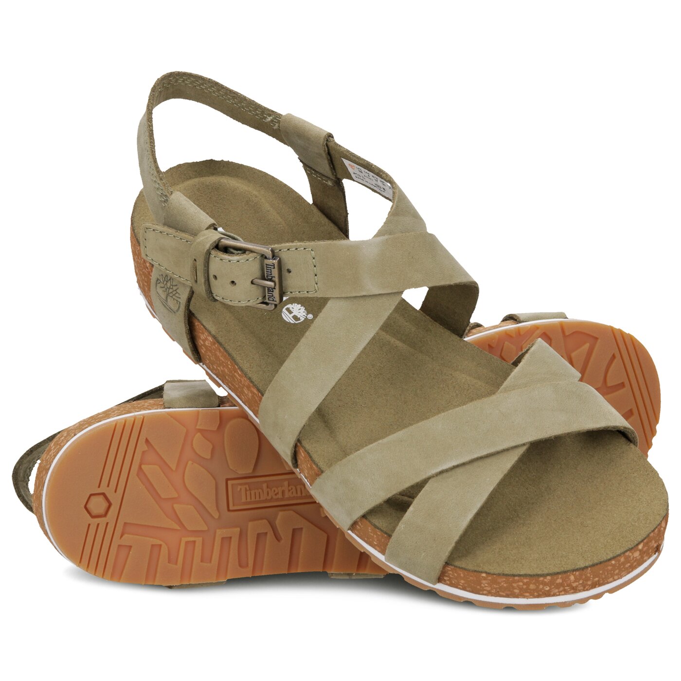 Damskie sandały TIMBERLAND MALIBU WAVES ANKLE tb0a1utzq691 kolor khaki