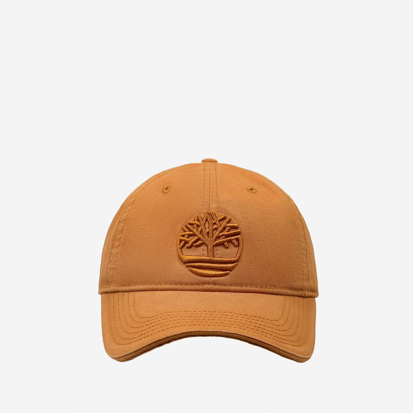Damska czapka z daszkiem TIMBERLAND CZAPKA COTTON CANVAS CAP TREE LOGO tb0a1e9m2311 kolor musztardowy