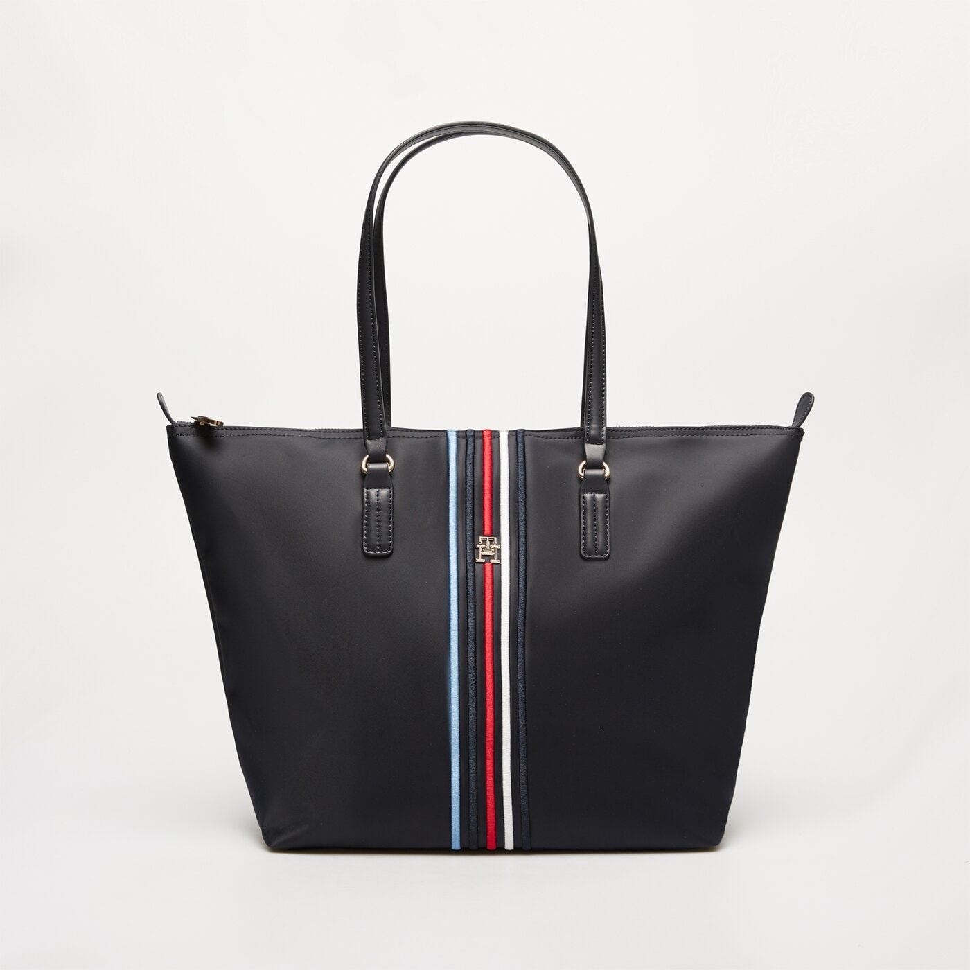 Damska torebka TOMMY HILFIGER TOREBKA POPPY TOTE CORP aw0aw15981dw6 kolor granatowy