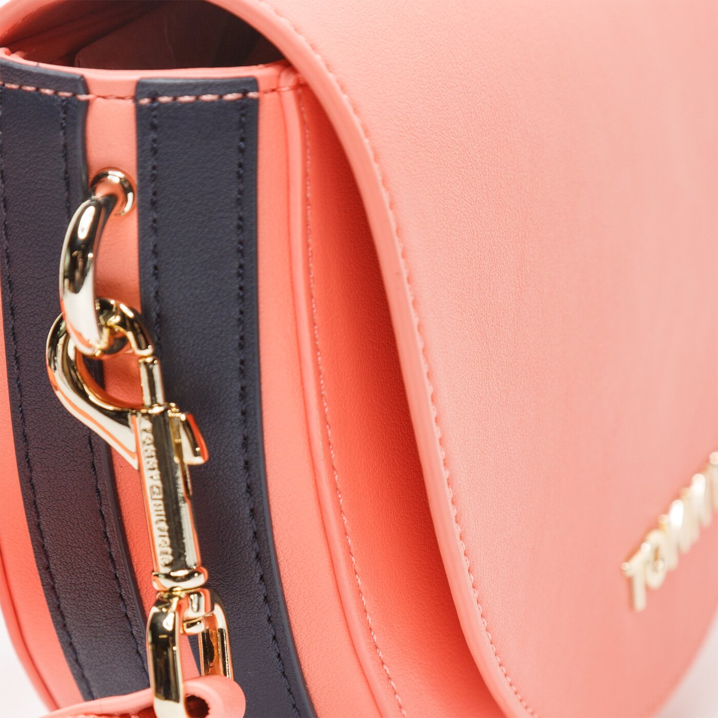 Damska torebka TOMMY HILFIGER TOREBKA STAPLE SADDLE aw0aw08226sn7 kolor pomarańczowy