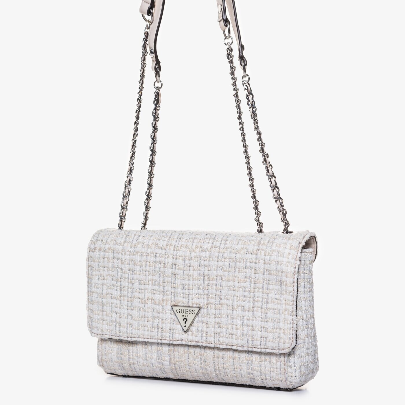 Damska torebka GUESS TOREBKA CESSILY CONVERTIBLE XBODY FLAP hwtw7679210wml kolor biały