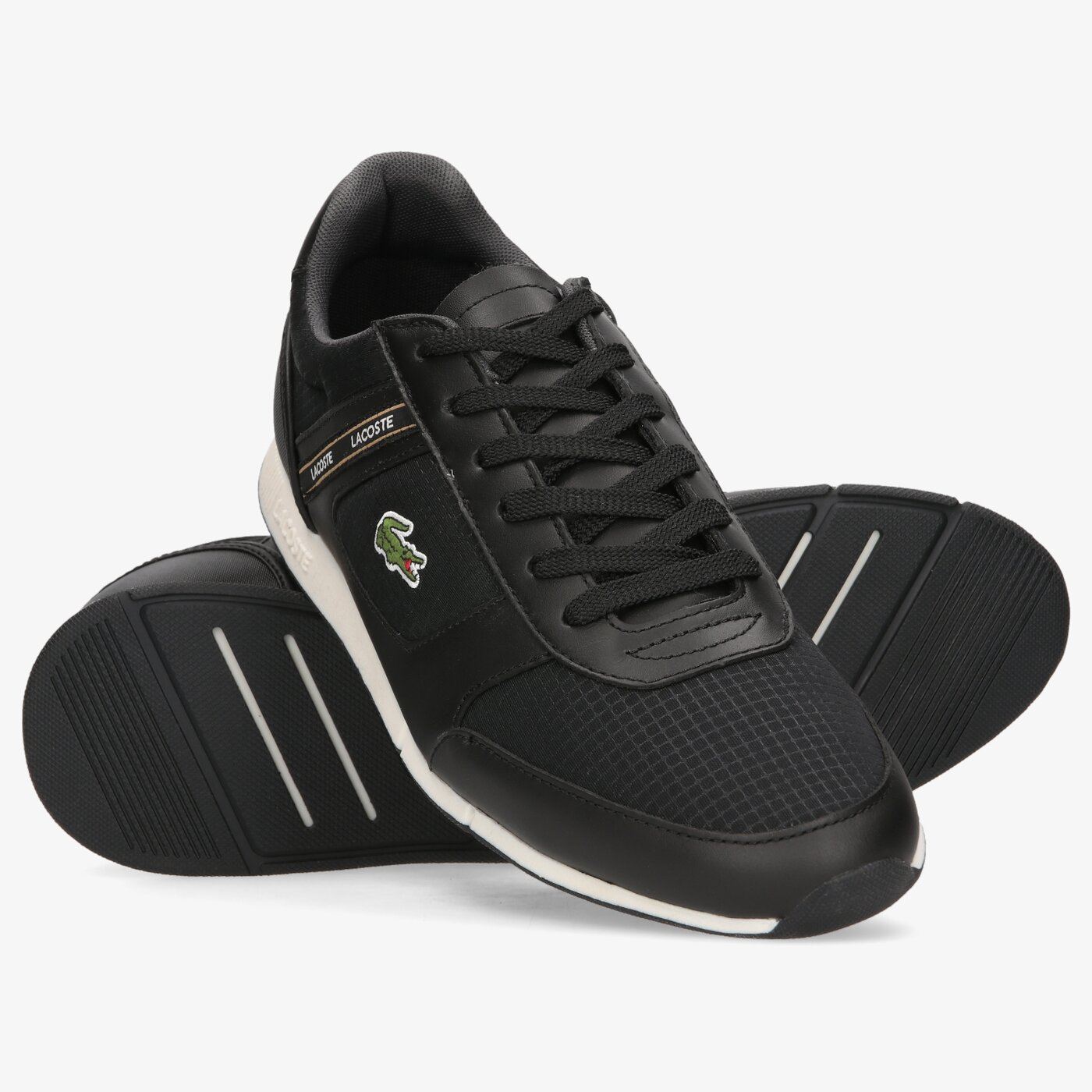 Męskie sneakersy (buty) LACOSTE MENERVA SPORT 0121 1 CMA 742cma0015312 kolor czarny