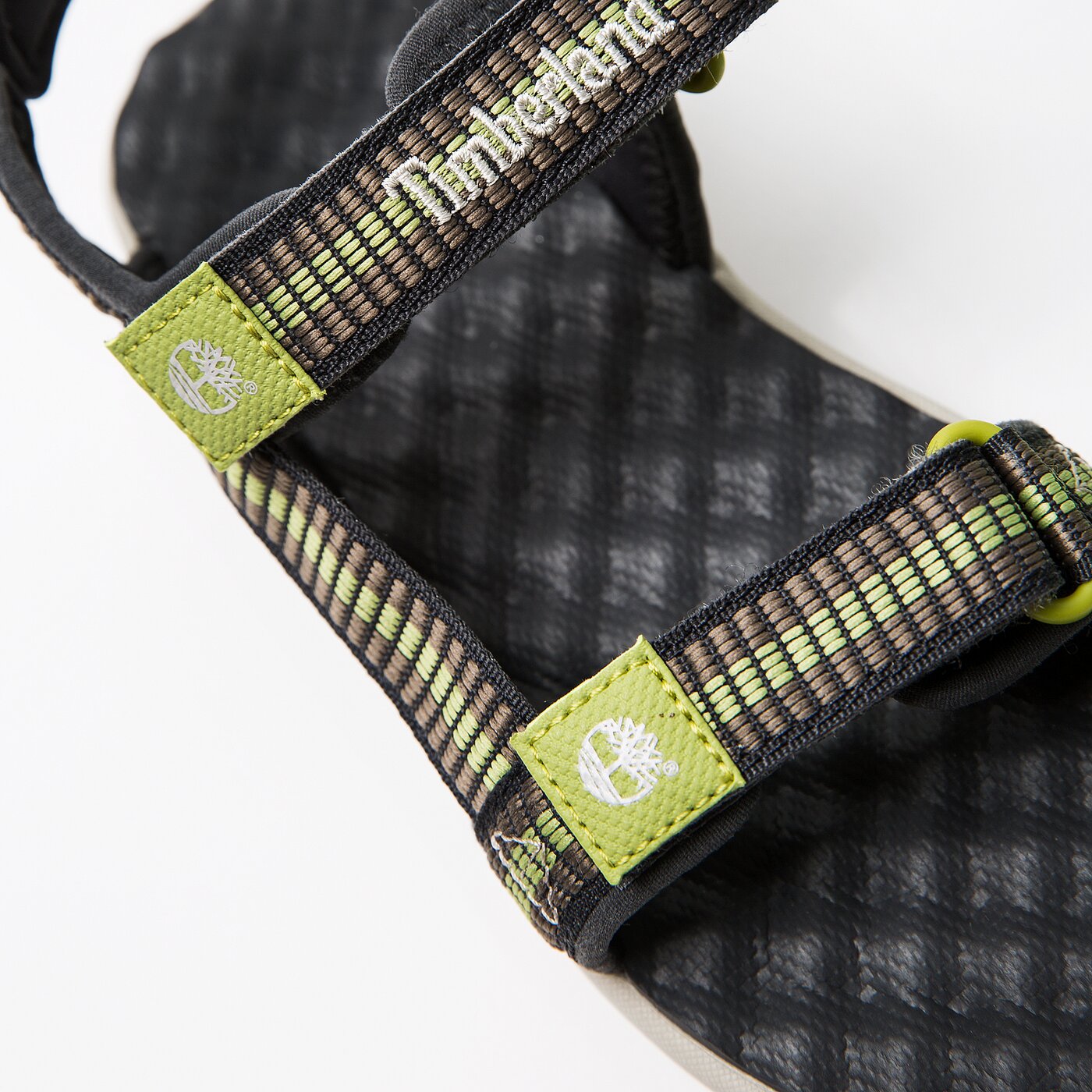 Dziecięce sandały / klapki TIMBERLAND PERKINS ROW WEBBING SNDL tb0a1nkd1101 kolor khaki