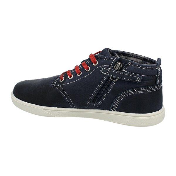 Dziecięce buty za kostkę TIMBERLAND EK GROVETON LEATHER CHUKKA SIDE ZIP 3291a kolor granatowy