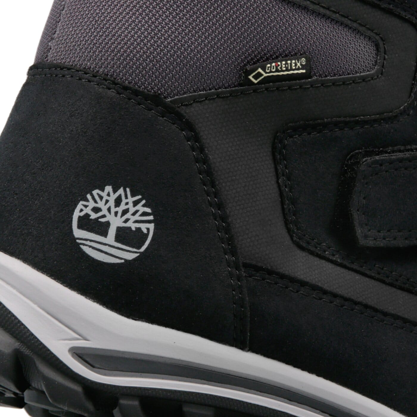 Dziecięce buty outdoor / trekkingowe TIMBERLAND CHILLBERG 2-STRAP GTX a1vn6 kolor czarny