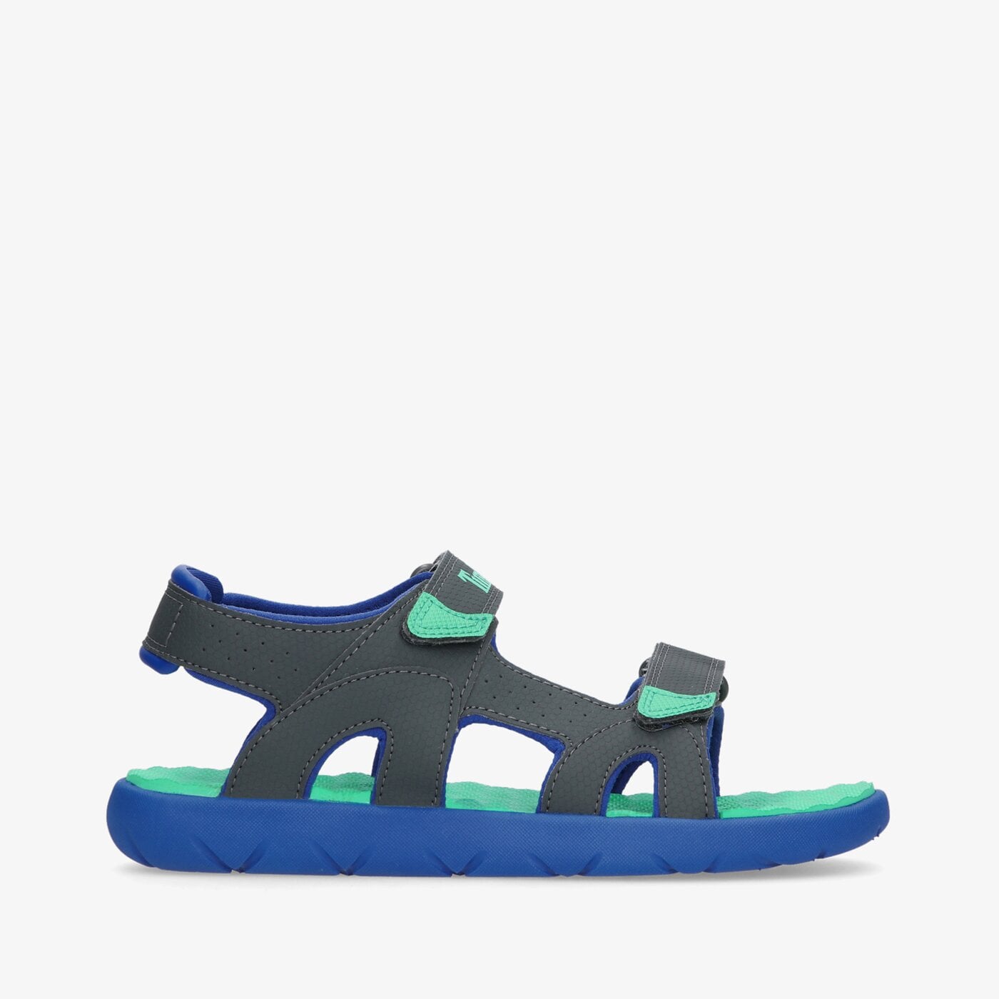 Dziecięce sandały / klapki TIMBERLAND PERKINS ROW 2-STRAP tb0a24s80281 kolor szary