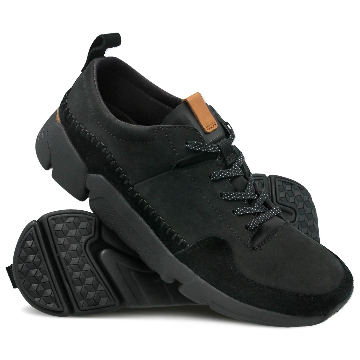Męskie sneakersy (buty) CLARKS TRIACTIVE RUN 26132273 kolor czarny