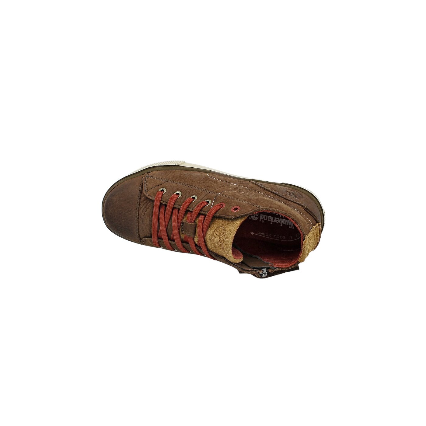 Dziecięce trampki TIMBERLAND SLIM CUPSOLE FTK 8770r kolor brązowy