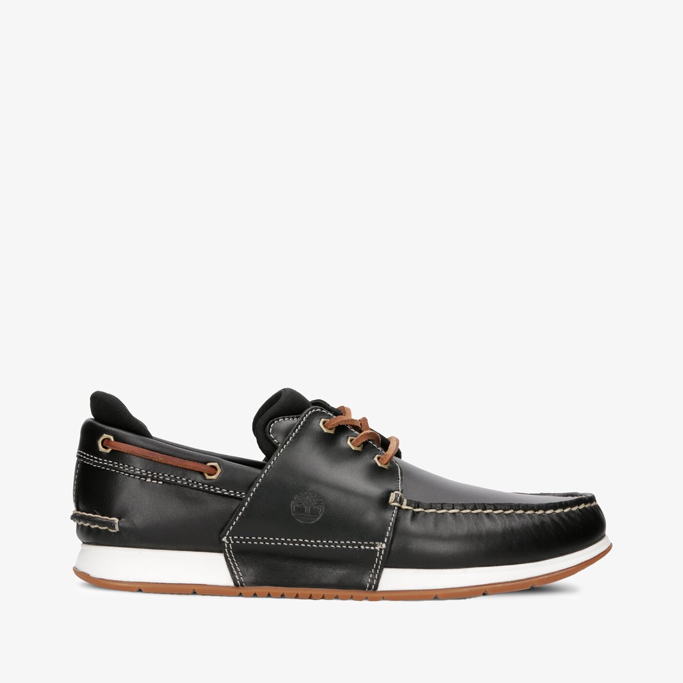 Męskie mokasyny TIMBERLAND HEGER'S BAY 3 EYE BOAT tb0a241v0011 kolor czarny